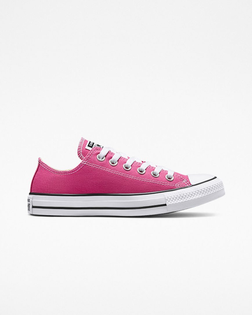 Women\'s Converse Chuck Taylor All Star Seasonal Color Low Top Shoes Fuchsia / White / Black | AU C0985T